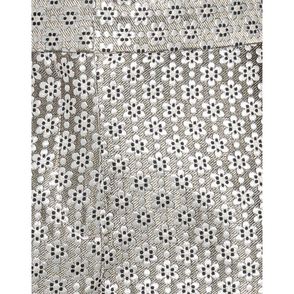 NWT Maje metallic floral print brocade tapered trouser pants, M - Picture 4 of 9